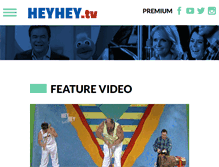 Tablet Screenshot of heyhey.tv